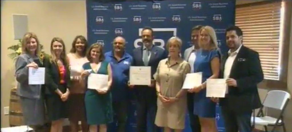 Pictured are the small businesses that signed the Pledge to America's Workers along with KY Governor Matt Bevin and SBA Administrator Linda McMahon