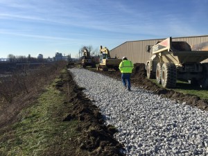 Haul Road install