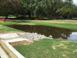 detention pond  
